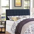 thumbnail image 2 of Modern Fabric Full Tufted Panel Headboard in Navy, 2 of 4