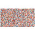 thumbnail image 2 of Red and Blue Floral Pattern 12.4x10.6in PVC Round Ring Binder, D-Ring 3-Hole, Metal Clip, 200 Sheets, 2 of 10