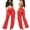 Red, variant on Women's Pants, Women Mesh Ruffle Trim Cover Up Pants Beach Cover Up Wrap Bikini Shiny Wraps Cover Ups For Swimwear Pants Pant Suits for Women Business Casual Blue L