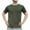 029 Army Green, variant on Fanxing Big And Tall Shirts 3xl Red Stretch Casual Tee Lightweight Basic Summer Plain Solid Tops Shirt 3XL