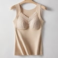thumbnail image 4 of Tank Tops for Women Shapewear Tank Tops Sleeveless Lace Camisole Thermal Underwear Tummy Tank Tops with Built in Bra, 4 of 5