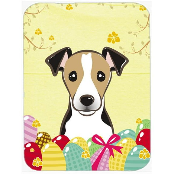 Jack Russell Terrier Easter Egg Hunt Mouse Pad, Hot Pad or Trivet