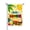 Color 2, variant on Jbralid Spring Garden Flag Flamingo With American Flag Float Linen Summer Garden Flags for Outside 12x18 inch