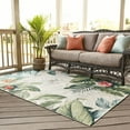 thumbnail image 3 of Unique Loom Outdoor Botanical Collection Area Rug - Kula (5' 3" x 8' Rectangle Multi/Gray), 3 of 6