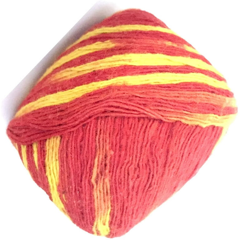 Mauli Red & Yellow (Set of 2) Handmade Mauli, Kalawa, Sacred Moli,  Religious Cotton Thread, Pooja Dhaaga, Wrist Roll, for Pujan, Havan,  Worship Wrist Thread Band Cotton Mauli Kalawa Thread 