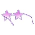 thumbnail image 3 of Star Shape Sunglasses Glittery Fun Festive Cute Party Shades UV 400 Purple, 3 of 4