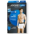 Jockey Life Men's 24/7 Comfort Cotton Blend Boxer Brief, 3Pack