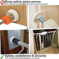thumbnail image 5 of Zshan Baby Gate Wall Protector 4 Pcs Universal Strong Grip Wall Protector Guard Cups Pads for Dog Gates Walk Through Pressure Mounted Gates, 5 of 5