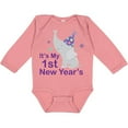 thumbnail image 3 of Inktastic It's My 1st New Year's Elephant Boys or Girls Long Sleeve Baby Bodysuit, 3 of 5
