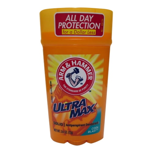 Arm And Hammer Ultramax AntiPerspirant And Deodorant Wide Stick, Cool