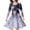 Sky Blue, variant on PMVFHDE Girls Dresses Product Classification Kids Toddler Girls Christmas Trees Deer Print Christmas Long Sleeve Party Dress Black,4-5 Years