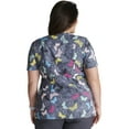 thumbnail image 5 of Cherokee Prints Scrubs Top For Women V-Neck Print CK678, 5 of 5