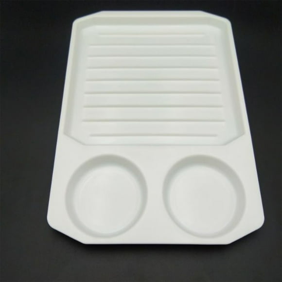 Faddare PP Bacon and Eggs Cooker - Microwave Oven Baking Tray with 2 Egg Poachers for Complete Breakfast