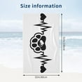 thumbnail image 4 of Yibo Paw Print l Bath Towel Quick Dry Pool Towel Shower Towel for Bathroom Outdoor, 4 of 9