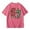 Hot Pink, variant on 67 shirt G'irls Summer Short Sleeve T Shirt Cute Cartoon Number Print Casual Top Tee Shirt For K'ids Youth