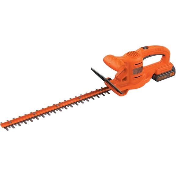 BLACK DECKER 20V MAX* Cordless Hedge Trimmer, Battery & Charger Included, (LHT218C1)