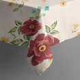thumbnail image 5 of Pioneer Flower Floral Print Pattern Square Tablecloth,Waterproof Square Table Cover,Wipeable Spillproof Washable Table Cover for Home Kitchen Party Decor 60"x60"(152x152cm), 5 of 6