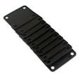 thumbnail image 1 of Esquirla 10 Pieces 4 Holes Plastic Neck Plate Seals Pads Black For Guitar Bass Accessory, 1 of 7