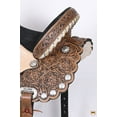 thumbnail image 6 of 16" Western Horse Saddle American Leather Treeless Trail Barrel Hilason, 6 of 7