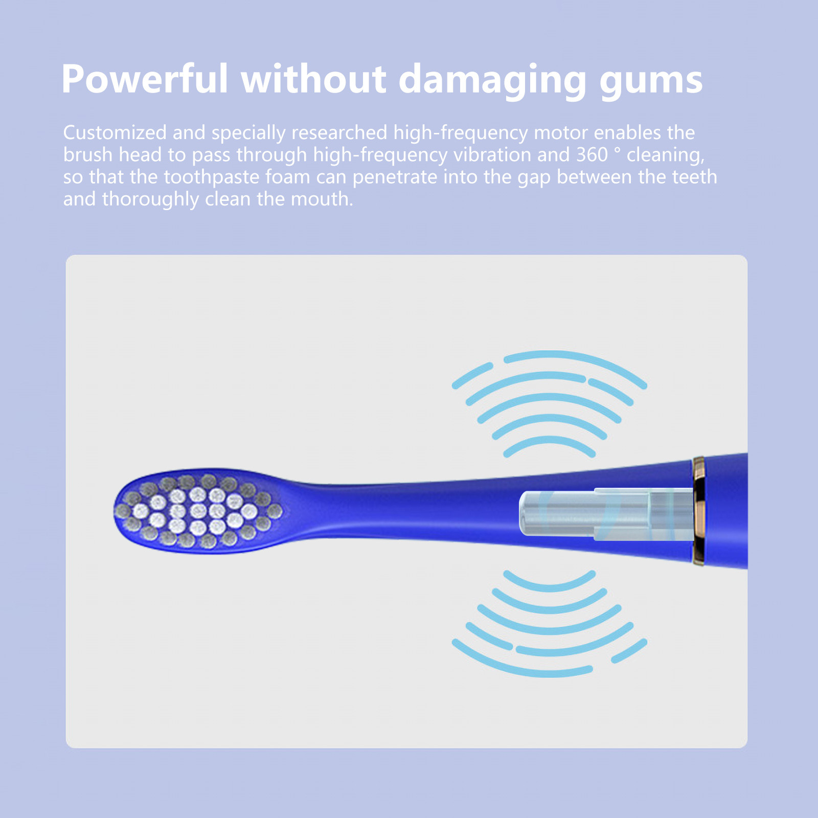 Electric Toothbrush, Electric Toothbrush with 2 Brush Heads, Smart