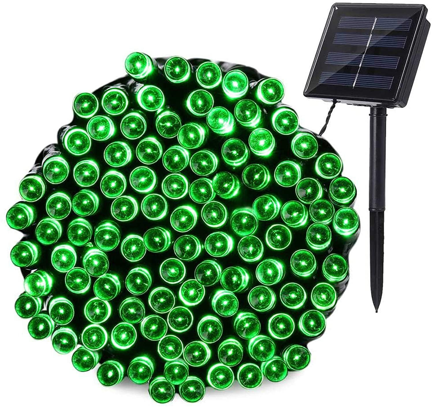 ZOELNIC Solar Christmas Lights 31ft 50 LED 8 Modes Solar String Lights Waterproof Solar Fairy