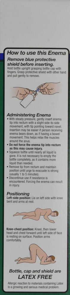 Equate Enema Saline Laxative Sodium Phosphates Rectal Solution, 4.5 fl oz each, 2 Counts