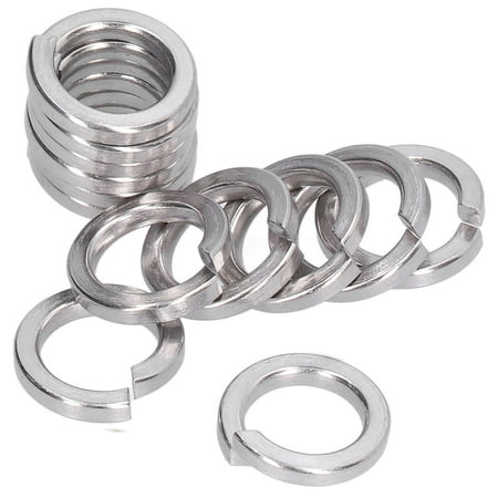 

150Pcs Spring Lock Washers Split Square Section Assortment Tool A2 Marine Grade Stainless SteelM10