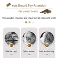 thumbnail image 7 of JanYoo Rabbit Chew Toys for Teeth Wooden Natural Guinea Pig Accessories Cage Bunnies Grinding Organic Sticks Set (7 Pack), 7 of 7