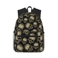 thumbnail image 1 of Disketp funny Retro Skull Mochila Ligera Clásica con Múltiples Bolsillos, Mochila Casual para Hombre y Mujer, Ideal para Escuela, Trabajo y Viajes, 1 of 6
