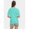 thumbnail image 2 of Women's Casual V-Neck T-Shirt - Short Sleeve Loose Fit Top, Breathable Summer Tee, 2 of 6