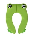 thumbnail image 1 of Adaptador WC Niños, Adaptador para Inodoro para Niños, WC Portatil Niños, Plegable Reductor WC para Viaje para Niños y Niñas, con 1 Bolsa de Transporte, Rana Verde XianweiShao 9024715962980, 1 of 5