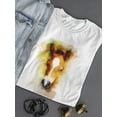 thumbnail image 3 of Cub Horse Head Painting T-Shirt Women -Image by Shutterstock, Female x-Large, 3 of 4