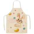 thumbnail image 2 of Huayishang Apron Sleeve Easter Series Household Printing Linen Apron Kitchen Multi Function Apron Funny Personality Creative Apron, 2 of 5