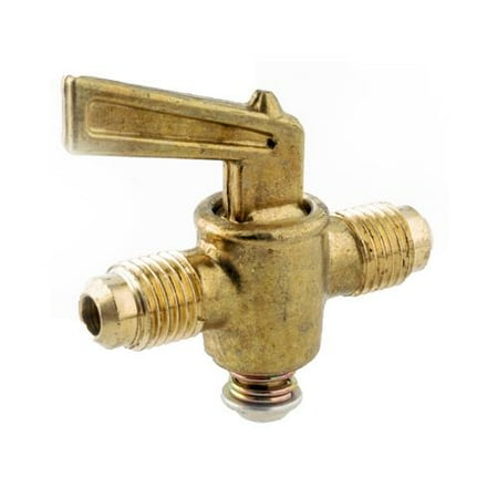 Brass Flare - Anderson Metals 59210-06 Flare 2-Way Shut-Off Cock, Brass, 3/8 x 3/8-In.