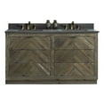 thumbnail image 2 of Legion Furniture 60" Contemporary Fir Wood Sink Vanity - Brown Finish, 2 of 14