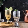 thumbnail image 4 of Dengjunhu 550ml Pineapple Shape Moscow Mule Copper Mug Cocktail Coffee Milk Cup Drinkware, 4 of 7
