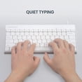thumbnail image 5 of Perixx PERIDUO-212W, Wired Mini Keyboard and Mouse Set, USB Connection, White, US English Layout, 5 of 8