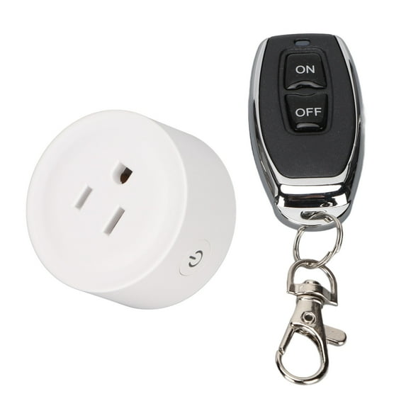 Wireless Remote Control Plug, Safe To Operate Long Service Life Easy To Set Up US Plug 100-240V 433MHz Smart Plug Remote Control For Electrical Equipments