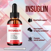 Insuglin Advanced Formula Drops Blood Balance Support Supplement 30 Servings