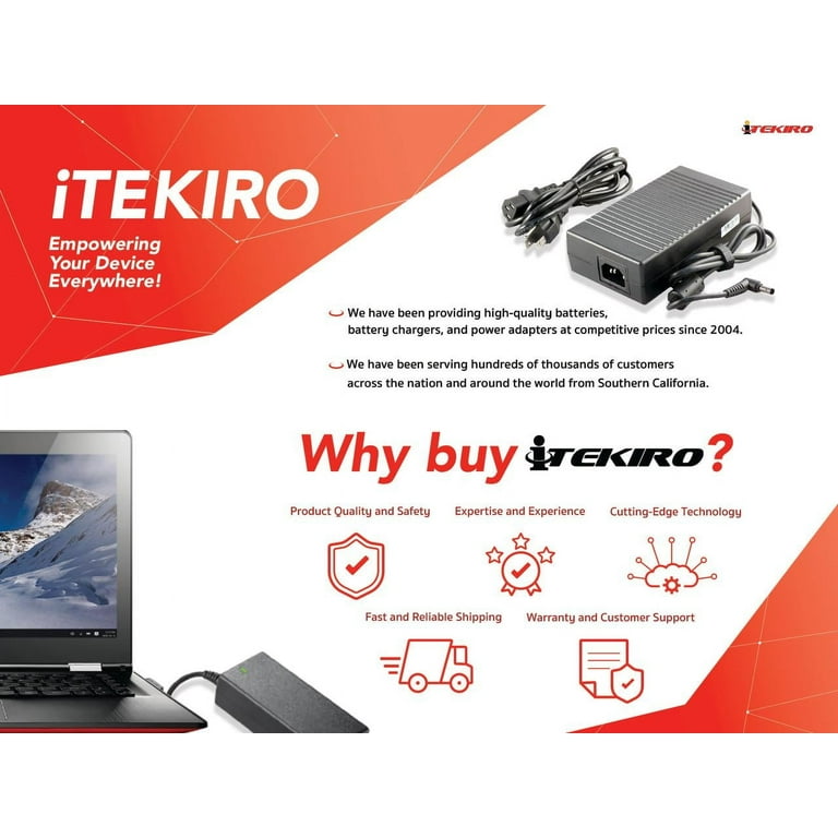 iTEKIRO 230W AC Adapter for Lenovo Legion 81Y6003YUS, Legion
