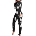 thumbnail image 4 of SMihono Pantalon en Lin pour Femmes Mode Grande Taille Décontracté Ample Imprimé Bouton-Pression Combinaison Grand pour Femmes, jusqu'à 65 % de Réduction!, 4 of 6