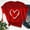 Z_Red, variant on loopsun Summer Tops for Womens,Fashion Women Valentine's Day Print Short Sleeve T-shirt Graphic Tops White XXL