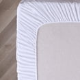 thumbnail image 5 of JML 4 Piece King Bed Sheet Set, Soft Brushed Microfiber Soild Bed Sheet, White, 5 of 6