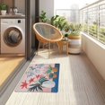 thumbnail image 4 of Yayeee Doormat for Inside 20"x32" Absorbent Low-Profile Washable Non-Slip Rubber Backed Entryway Rug, Flowers and Leaves, 4 of 8