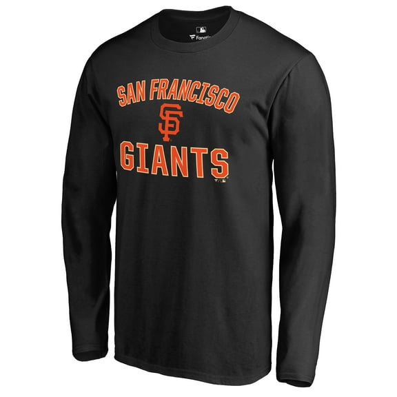 Men's Black San Francisco Giants Victory Arch Long Sleeve T-Shirt