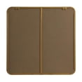 thumbnail image 4 of Elegant Decor Soft corner metal square mirror 30x30 inch in Brass, 4 of 10