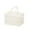 White, variant on Foldable Picnic Basket - Portable, Multi-Scene & Stackable - Vegetable/Fruit Storage for Outdoor/Shopping