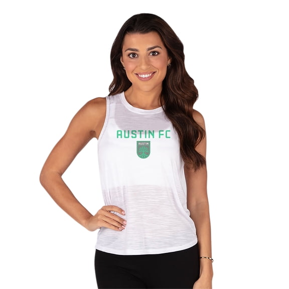 Women's Concepts Sport White Austin FC Infuse Knit Tank Top
