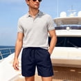 thumbnail image 6 of FRSASU Men's Swim Trunks with Mesh Lining Beach Bathing Suits Outdoor Sports Quick Dry Swimming Trunks with Pockets Navy, 6 of 9