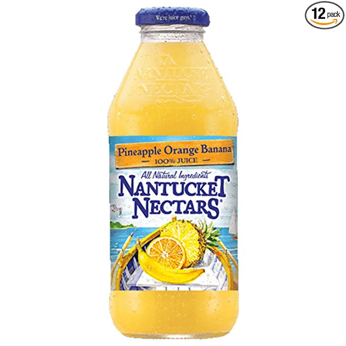 Nantucket Nectars Pineapple Orange Banana 16 oz All Natural Juice